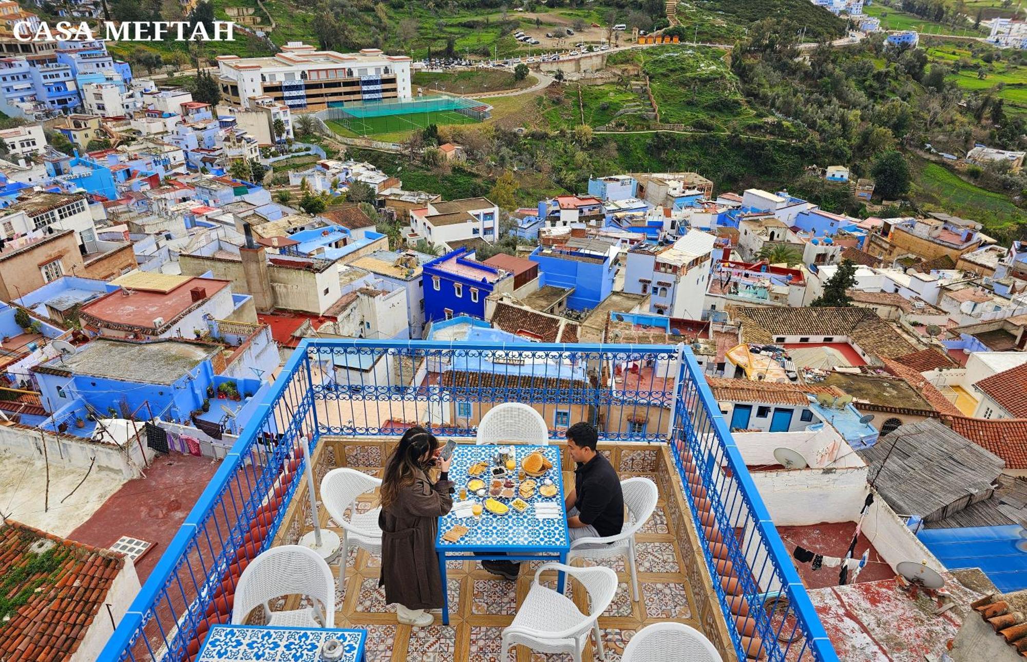 Casa Meftah Blue Lägenhet Chefchaouen Exteriör bild