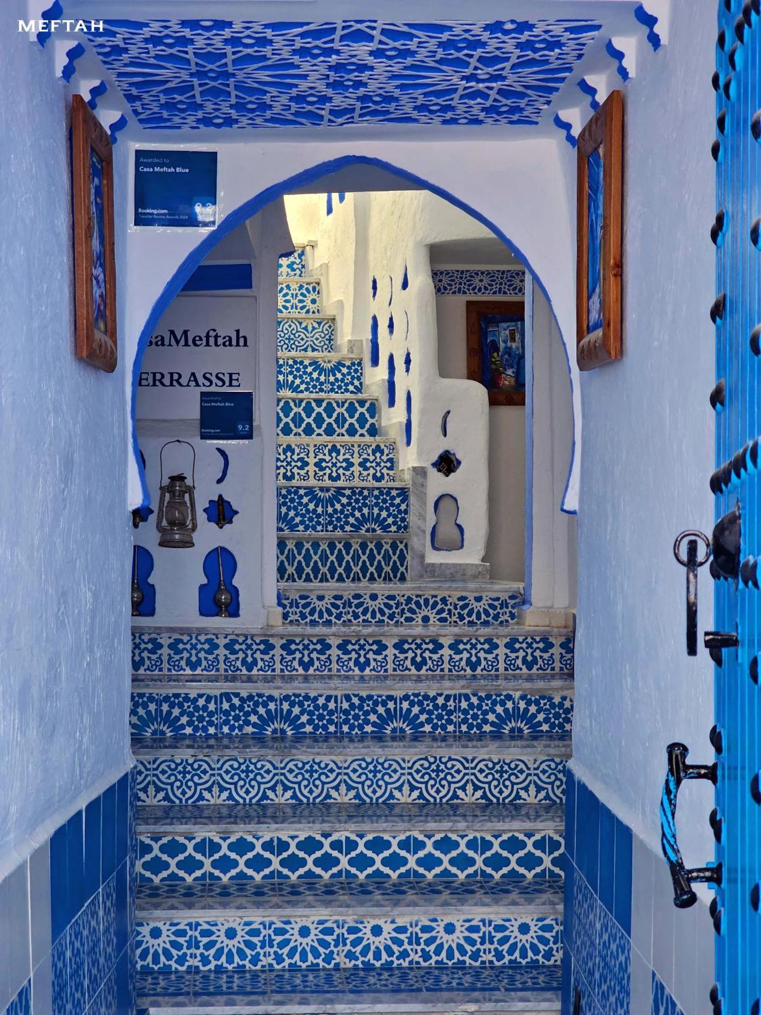 Casa Meftah Blue Lägenhet Chefchaouen Exteriör bild