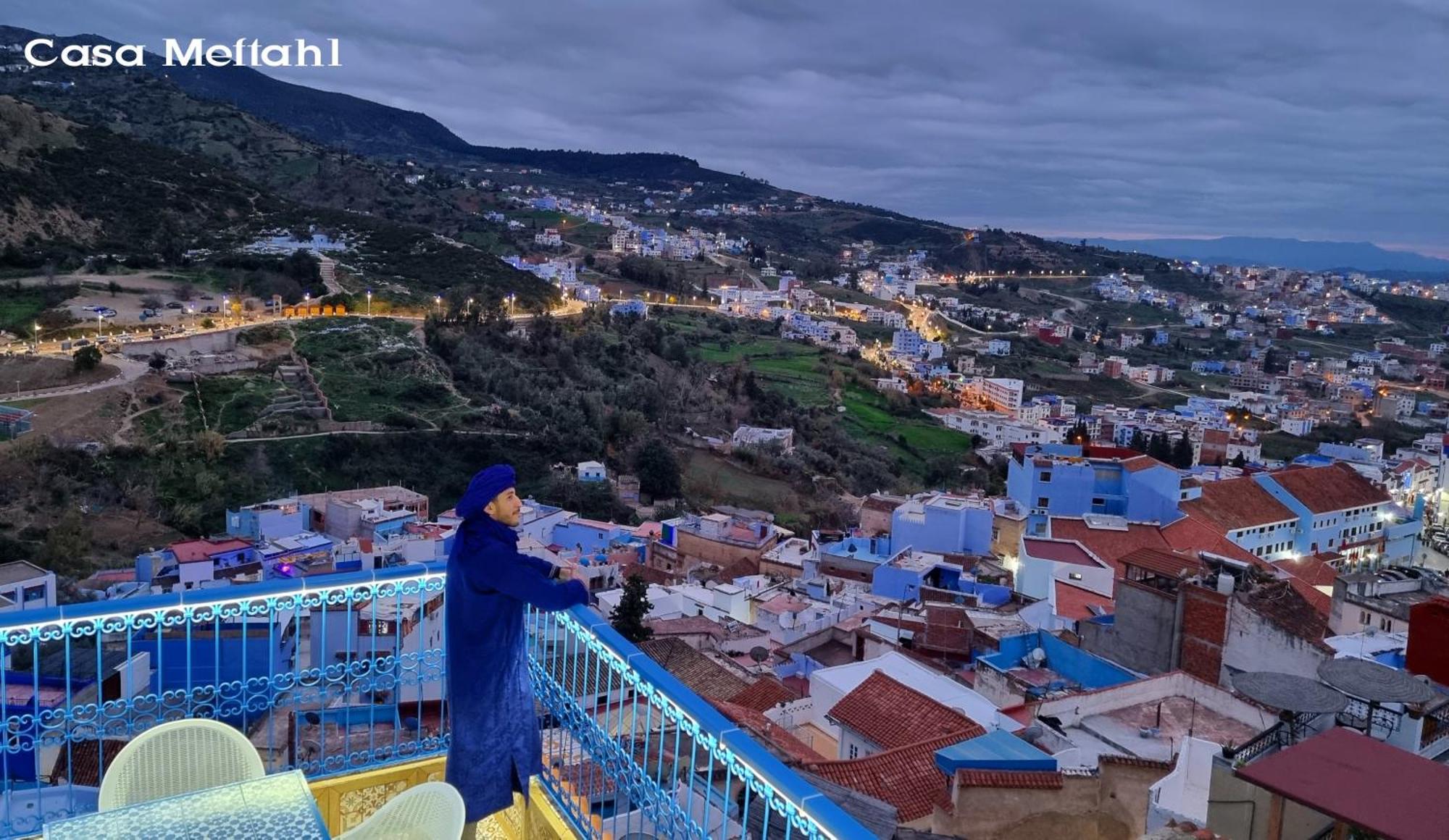 Casa Meftah Blue Lägenhet Chefchaouen Exteriör bild