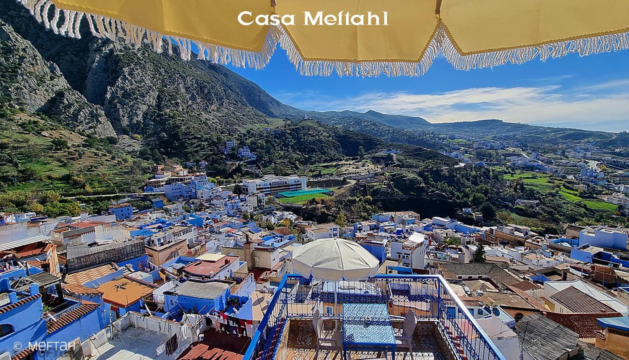 Casa Meftah Blue Lägenhet Chefchaouen Exteriör bild