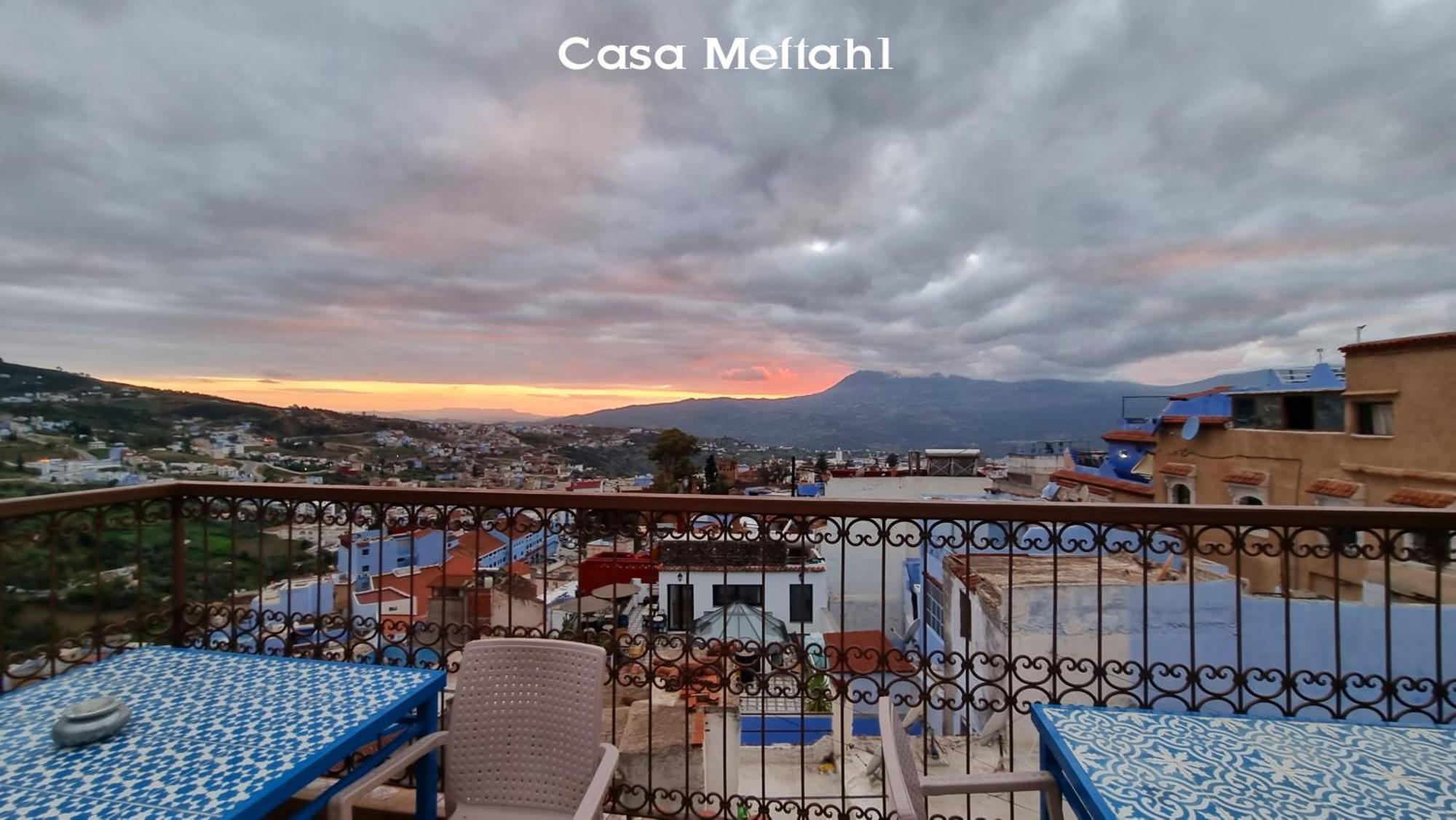 Casa Meftah Blue Lägenhet Chefchaouen Exteriör bild