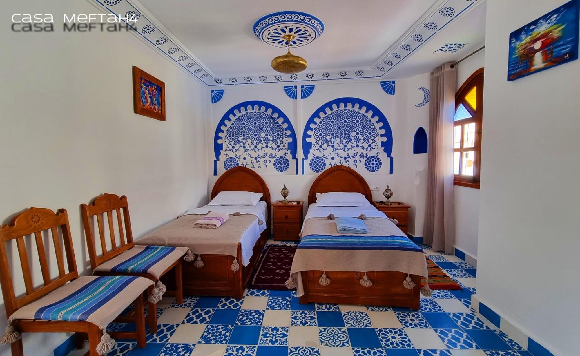 Casa Meftah Blue Lägenhet Chefchaouen Exteriör bild
