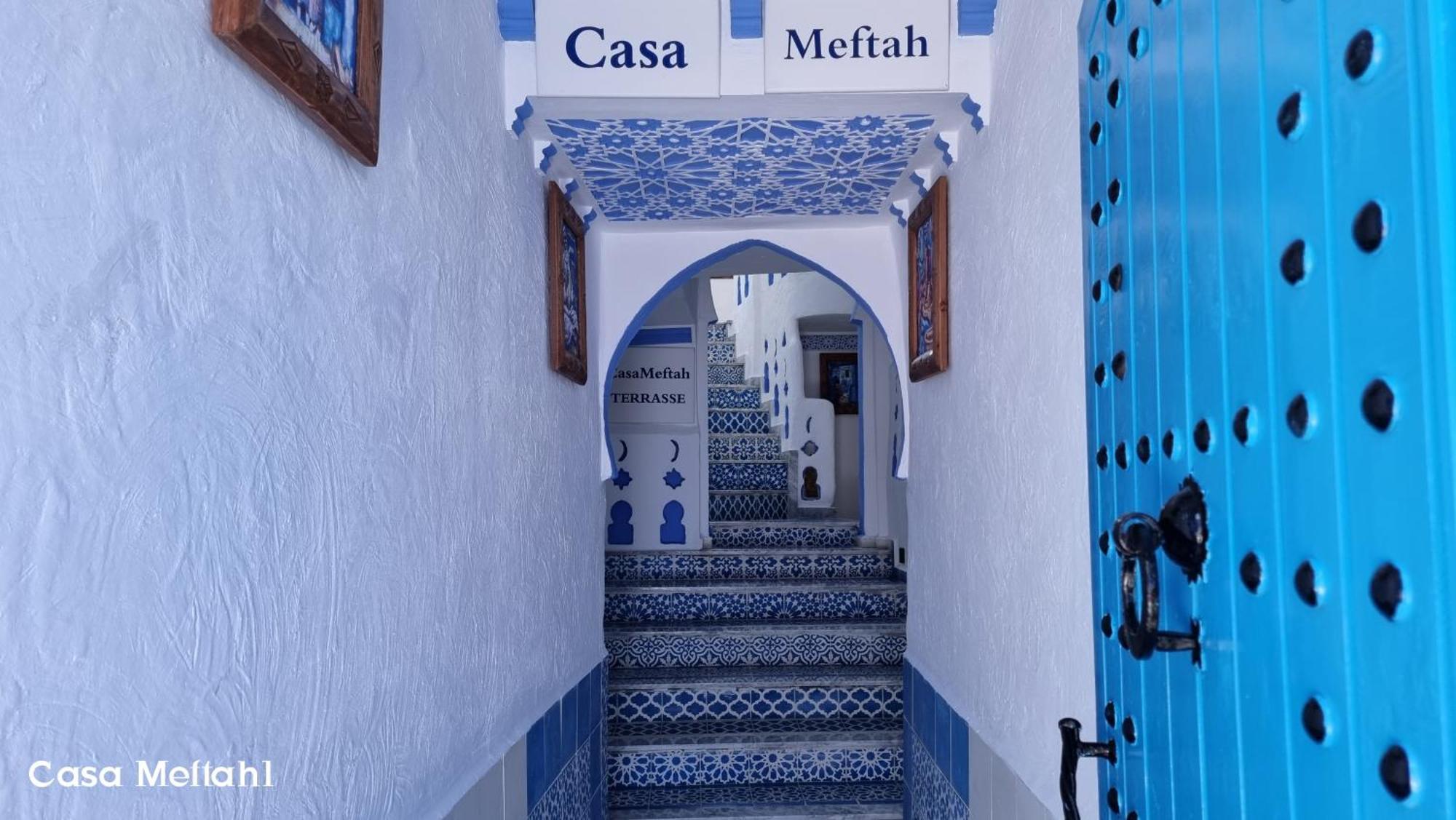 Casa Meftah Blue Lägenhet Chefchaouen Exteriör bild