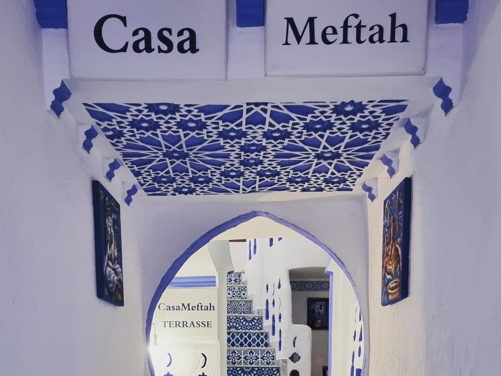 Casa Meftah Blue Lägenhet Chefchaouen Rum bild
